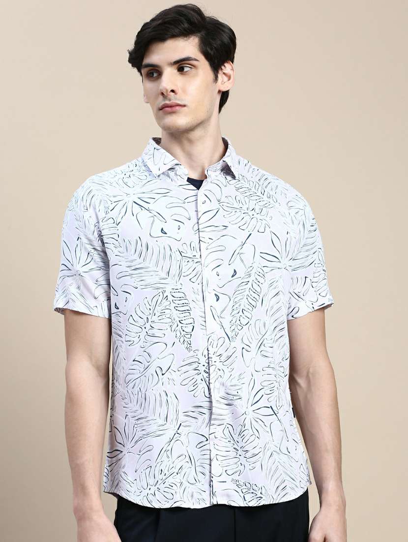 mens tropical casual shirt