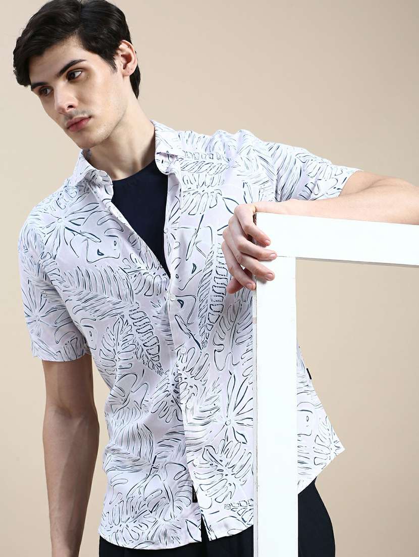 mens tropical casual shirt - 20245763 -  Standard Image - 4
