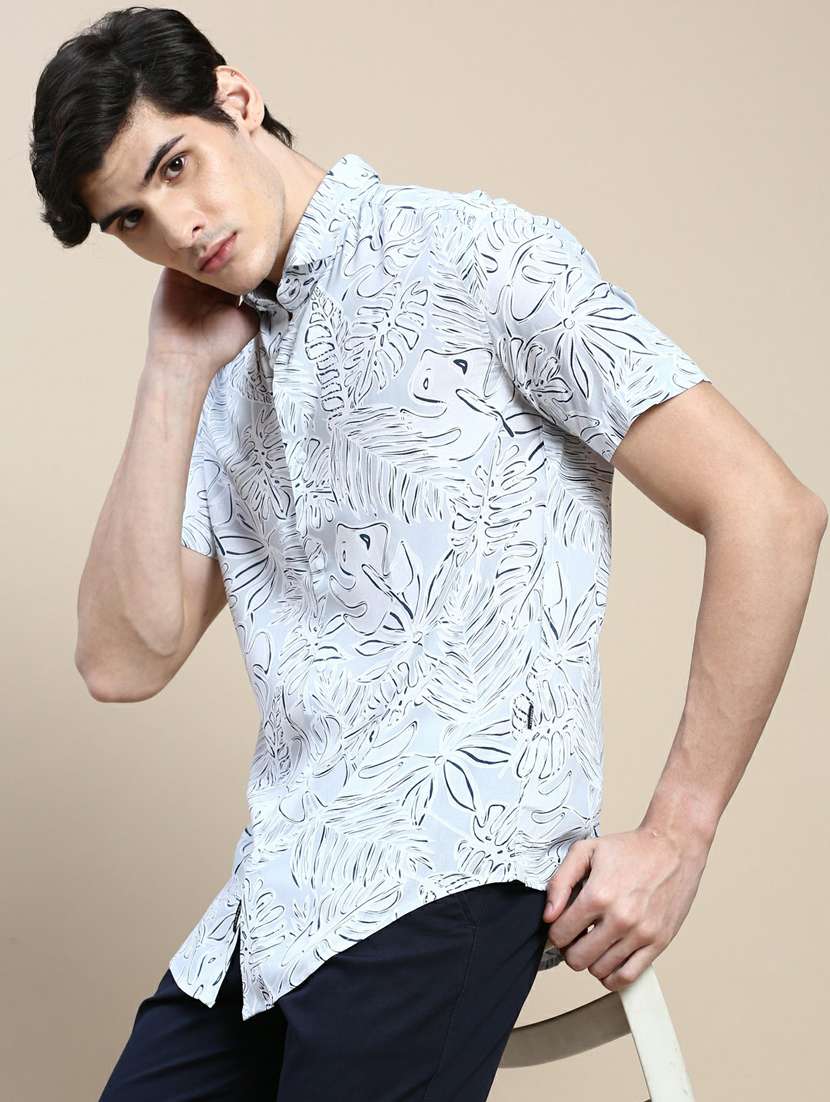 mens tropical casual shirt - 20245766 -  Standard Image - 4