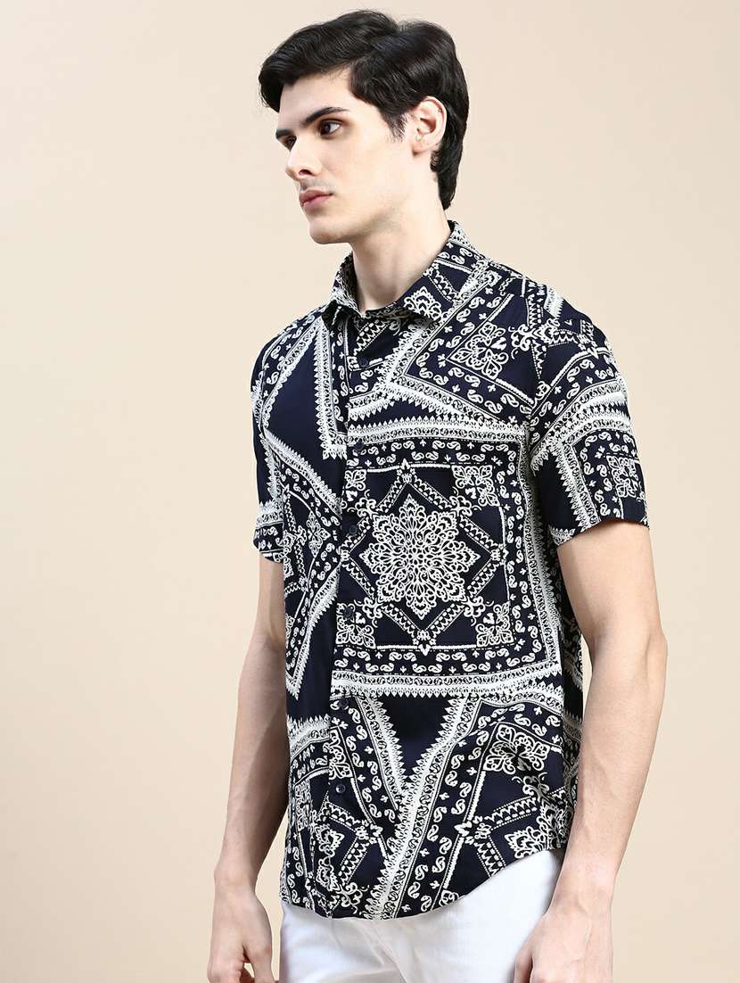 mens florals casual shirt - 20245783 -  Standard Image - 1
