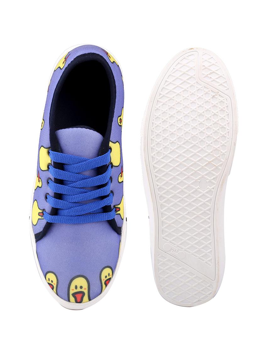 men graphic printed purple lace up sneaker - 20245829 - Standard Image - 6