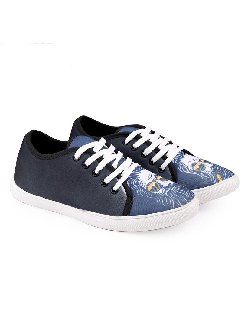 men graphic printed multi colored lace up sneaker - 20245832 -  Standard Image - 1