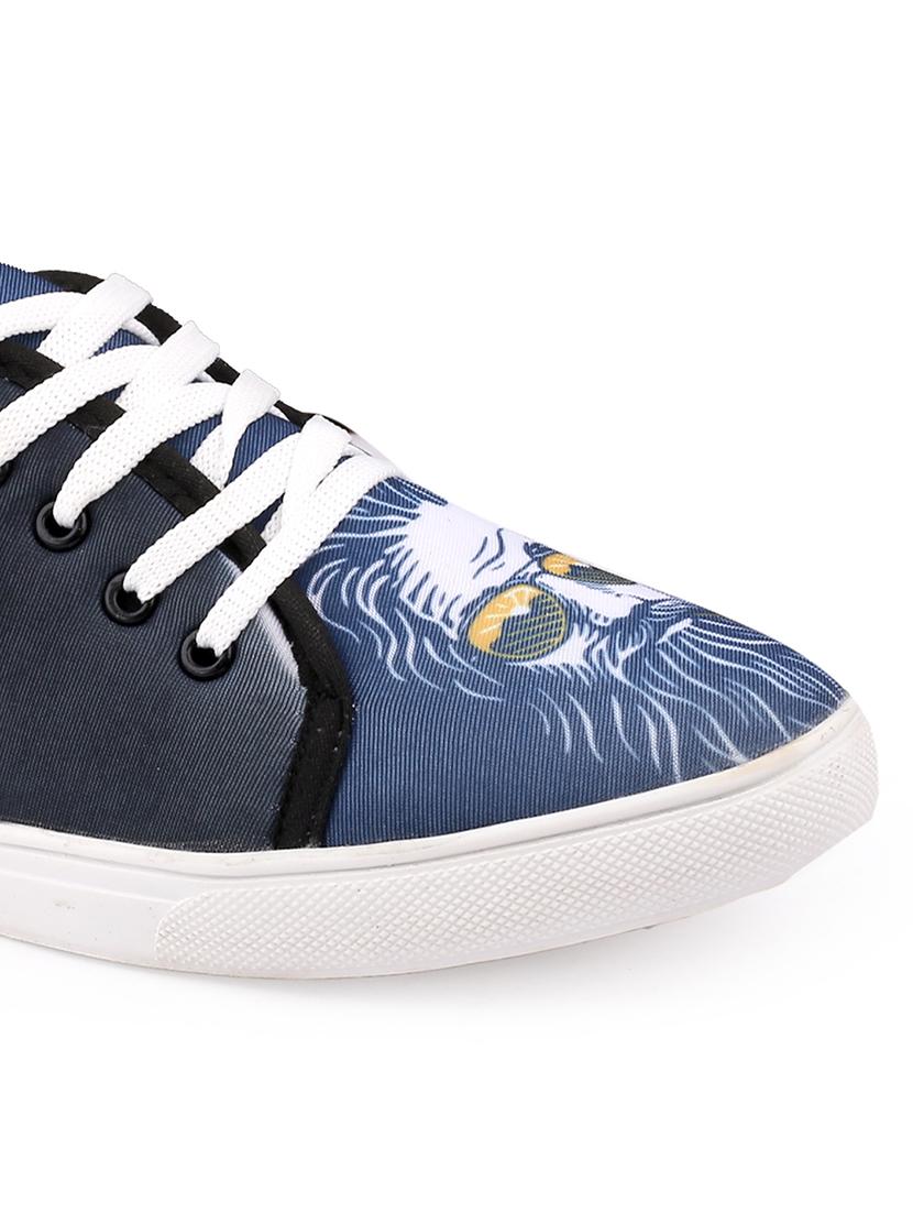 men graphic printed multi colored lace up sneaker - 20245832 - Standard Image - 4