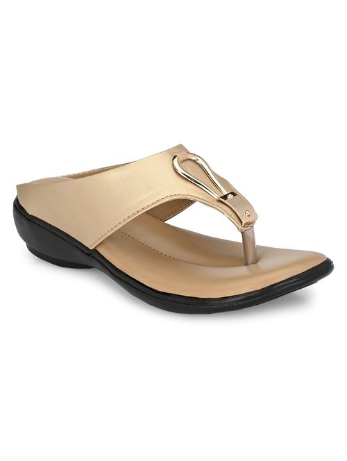 women beige slip on sandal - 20246748 -  Standard Image - 0