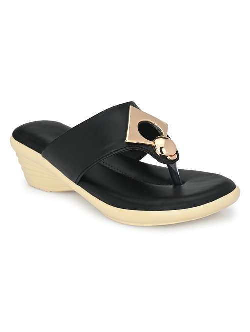 women black slip on sandal - 20246751 -  Standard Image - 0