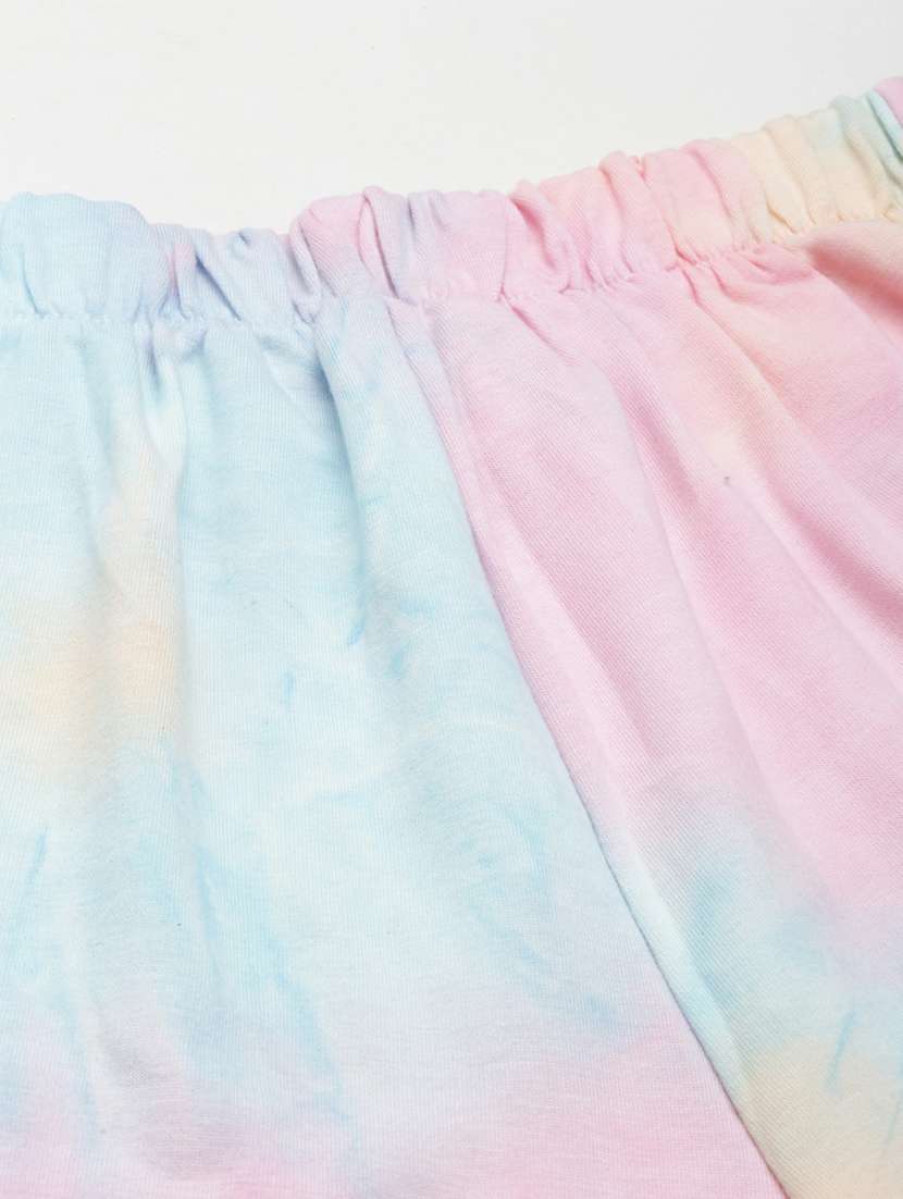 multi colored tie & dye regular fit short - 20249288 -  Standard Image - 6