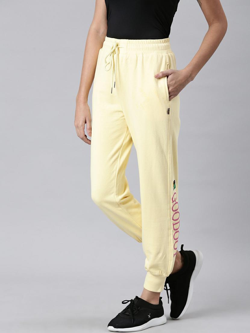 lemon sherbet cotton jogger - 20249389 - Standard Image - 1