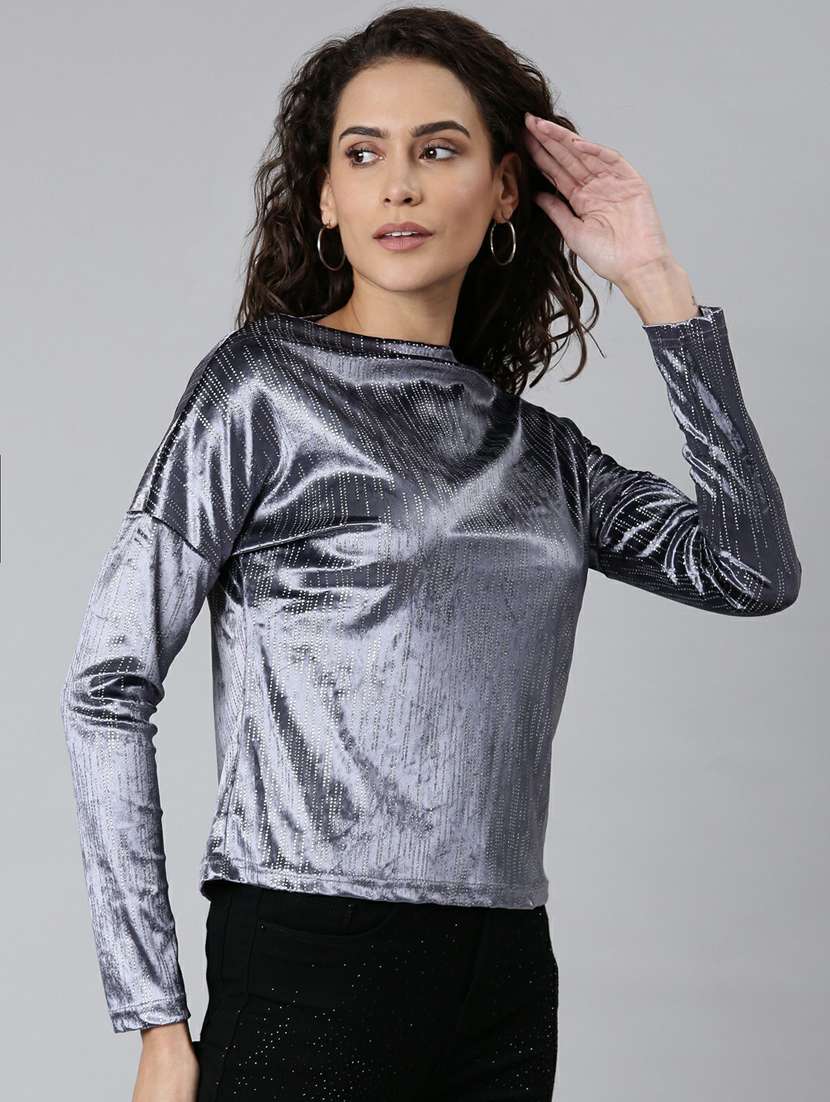 women's straight boat neck top - 20249452 -  Standard Image - 1