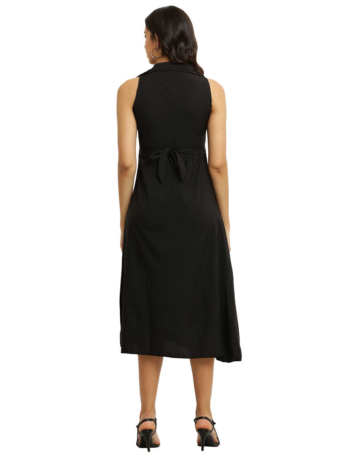 women's solid dress - 20249560 - Standard Image - 4