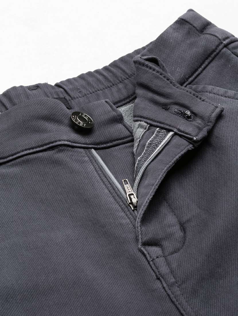 women grey plain jogger fit jeans - 20249582 -  Standard Image - 4