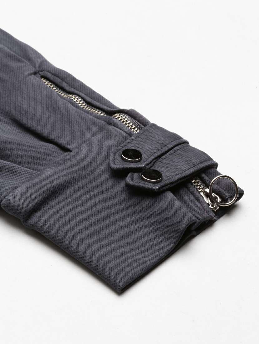 women grey plain jogger fit jeans - 20249582 -  Standard Image - 6