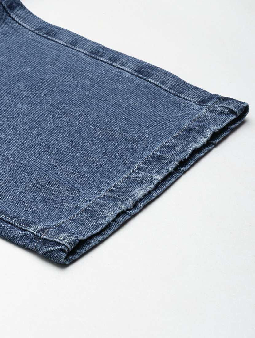 women's distress straight fit jeans - 20249611 -  Standard Image - 6