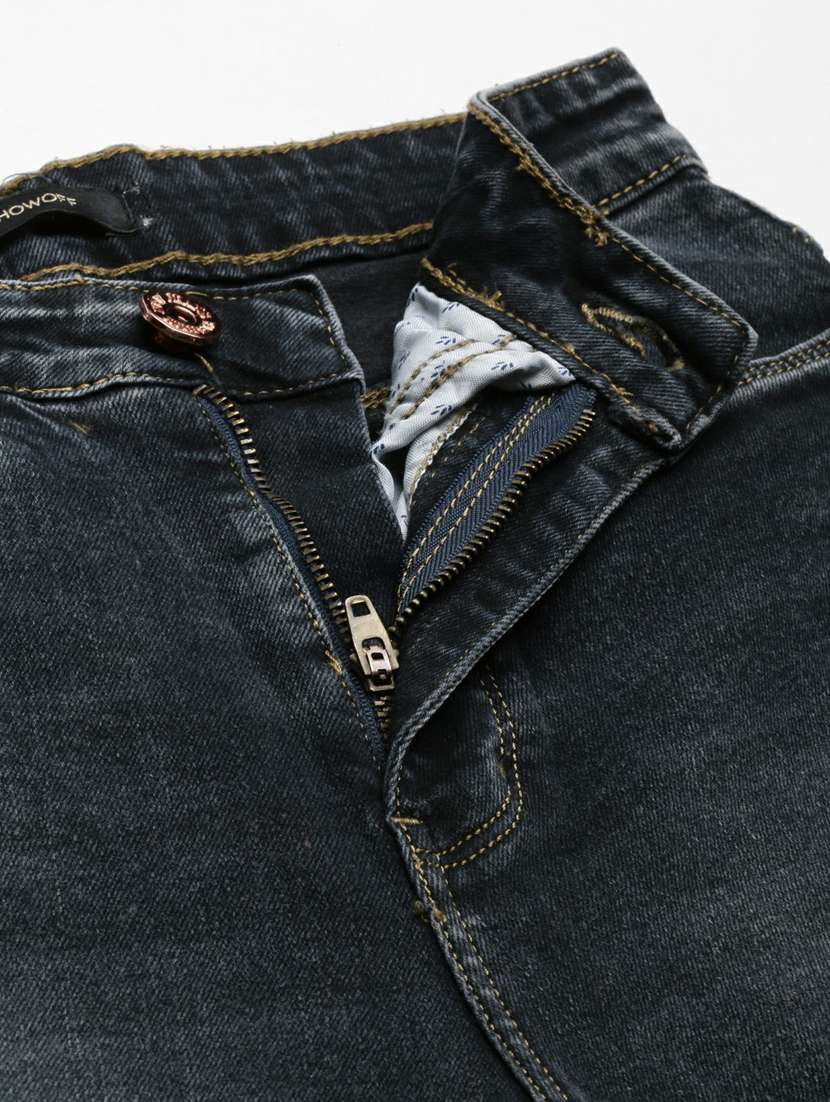 women's plain straight fit jeans - 20249618 - Standard Image - 4