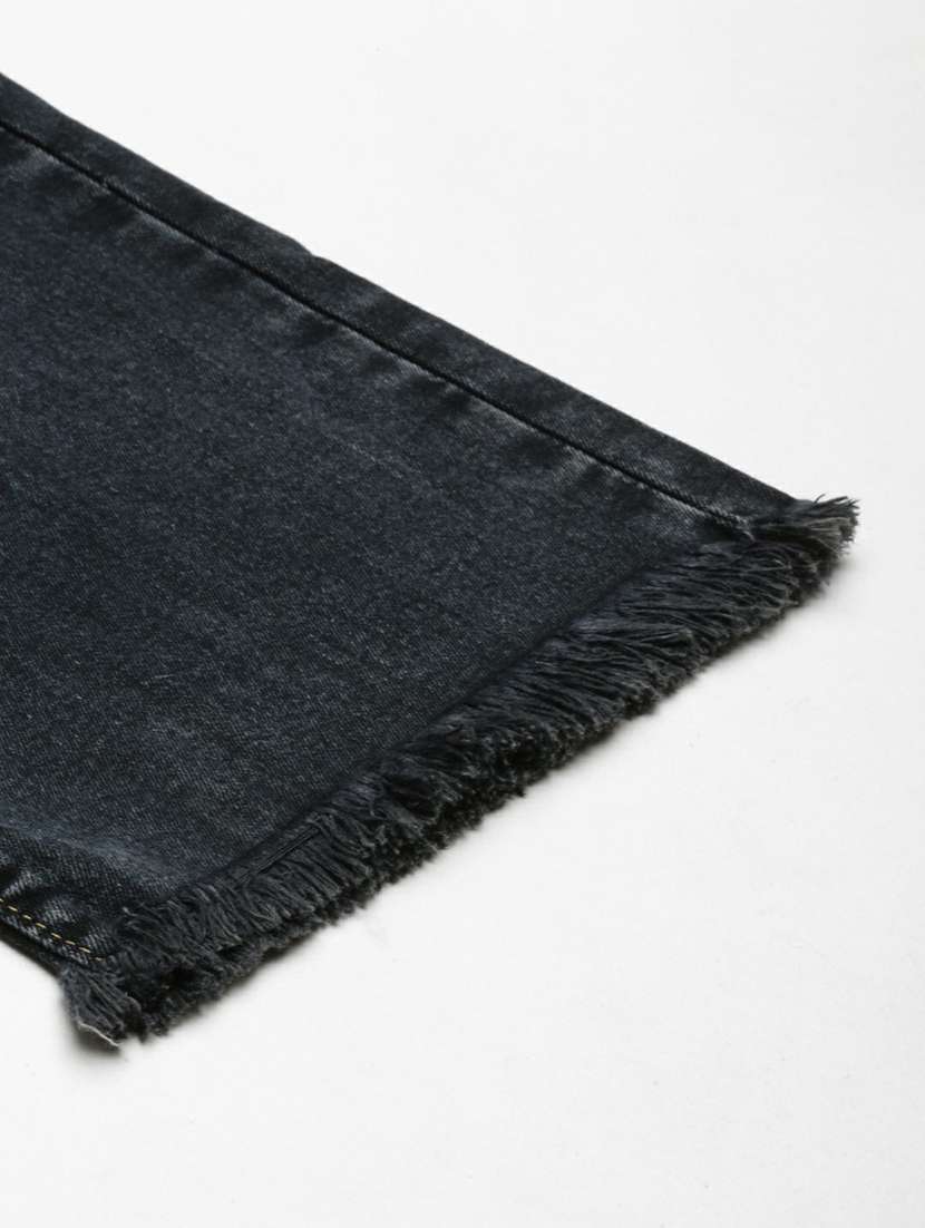 women's plain straight fit jeans - 20249618 - Standard Image - 6