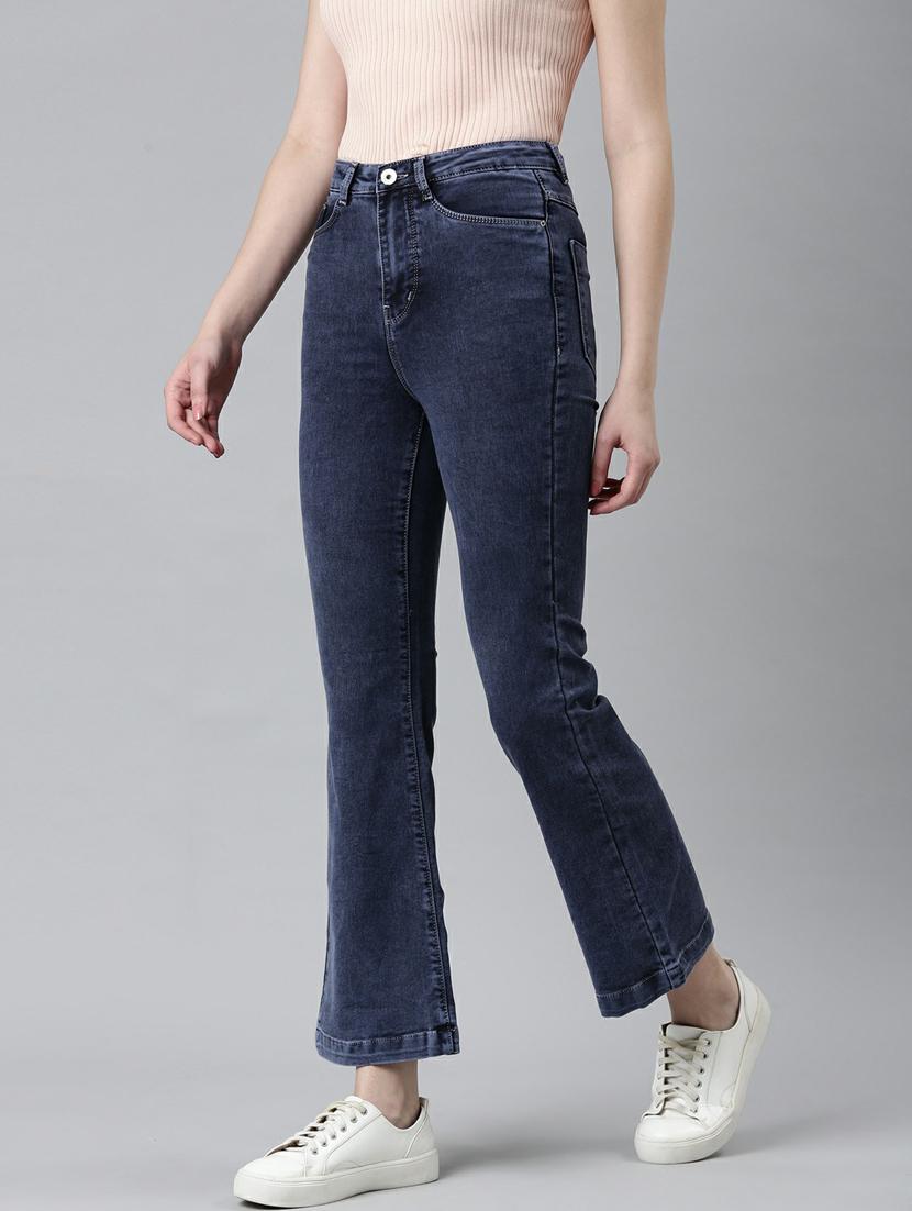 women's plain bootcut jeans - 20249623 - Standard Image - 1