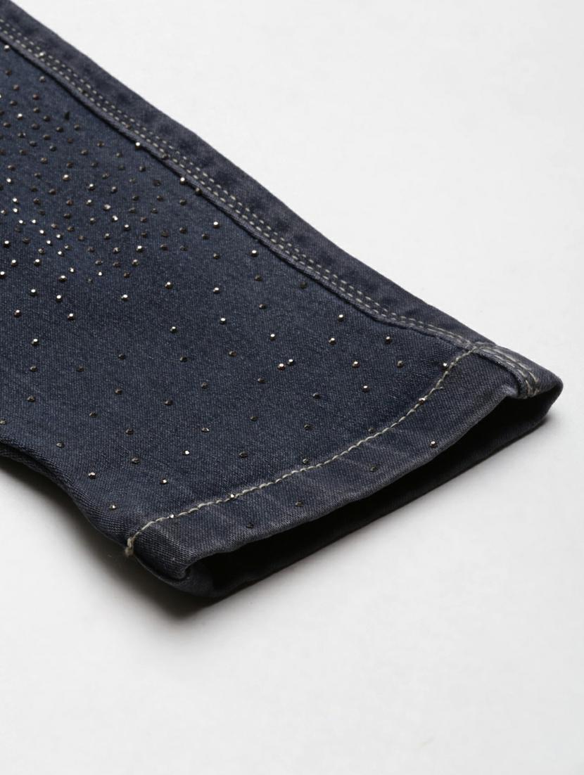 women's embellished skinny fit jeans - 20249637 - Standard Image - 6