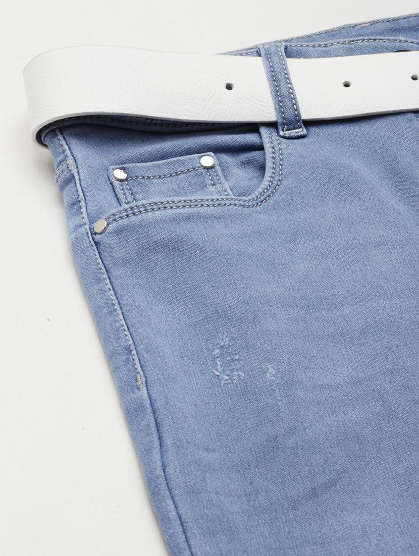 women's plain slim fit jeans - 20249639 - Standard Image - 6