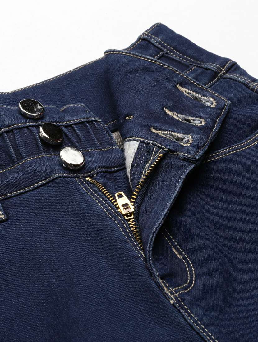 women's plain skinny fit jeans - 20249640 -  Standard Image - 4