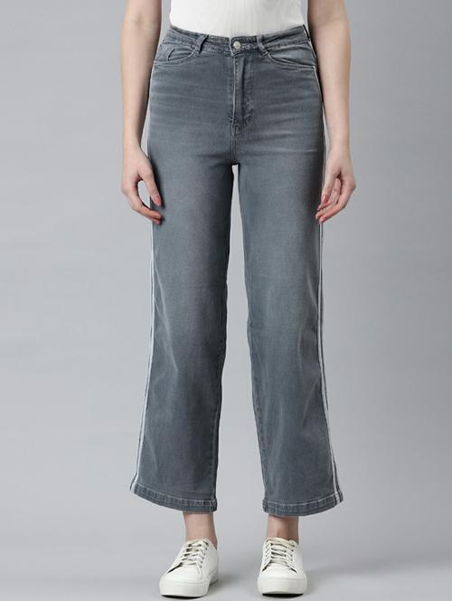 women's plain bootcut jeans - 20249651 - Standard Image - 0
