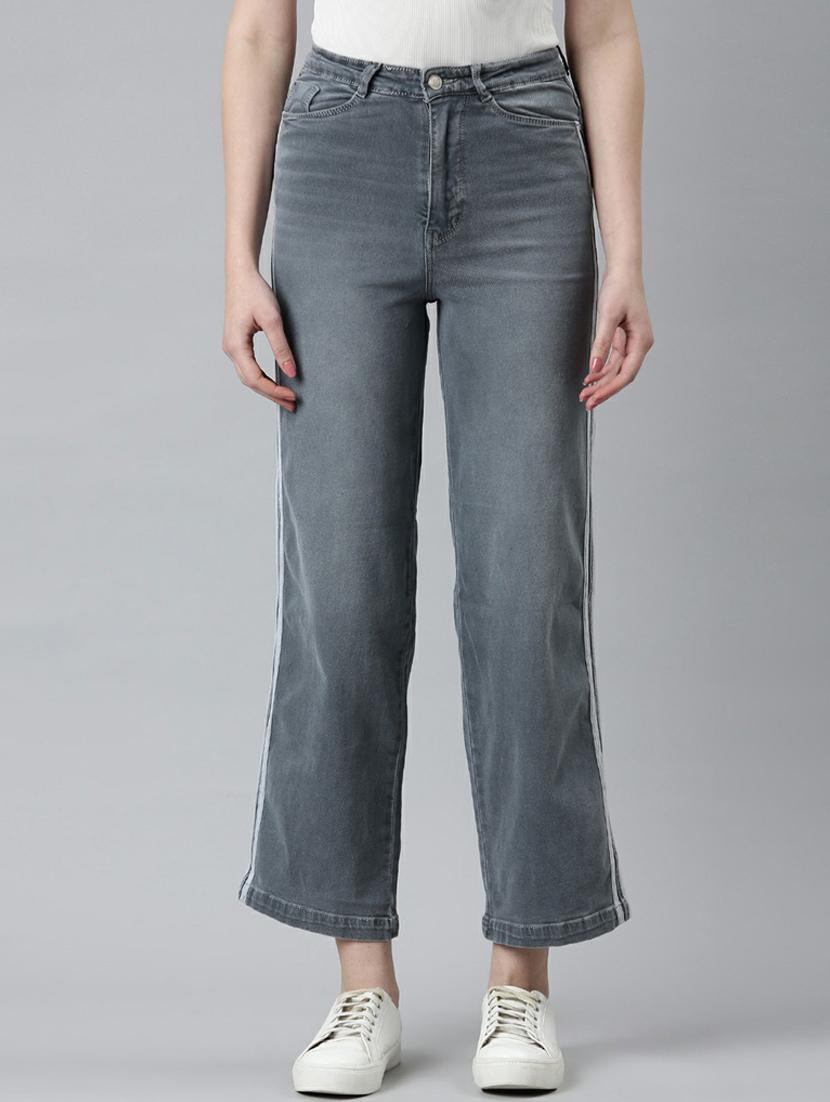 women's plain bootcut jeans - 20249651 - Zoom Image - 0