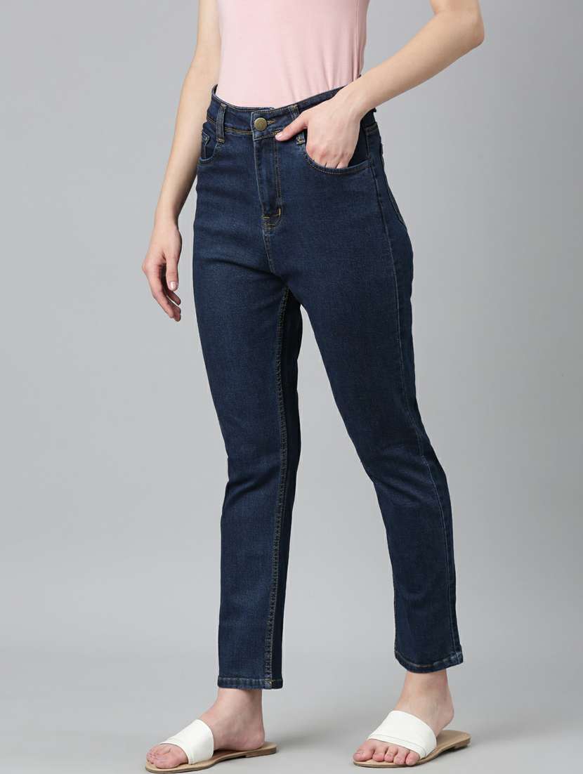 women's plain bootcut jeans - 20249697 - Standard Image - 1