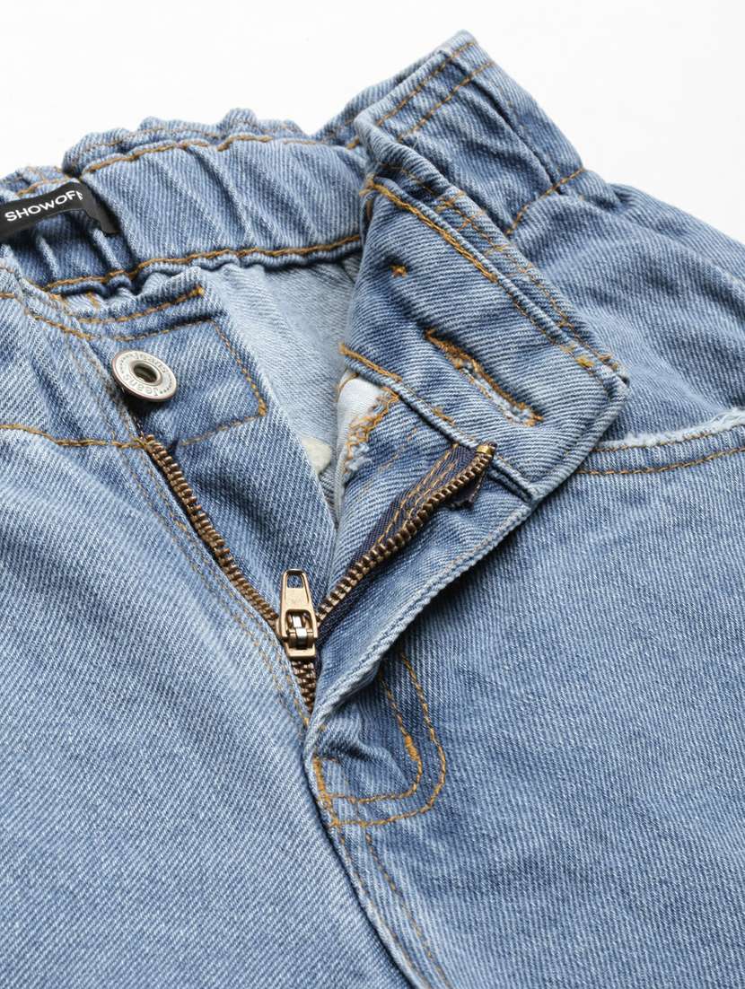 women's plain mom fit jeans - 20249706 -  Standard Image - 4