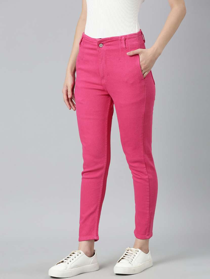women's plain slim fit jeans - 20249714 -  Standard Image - 1
