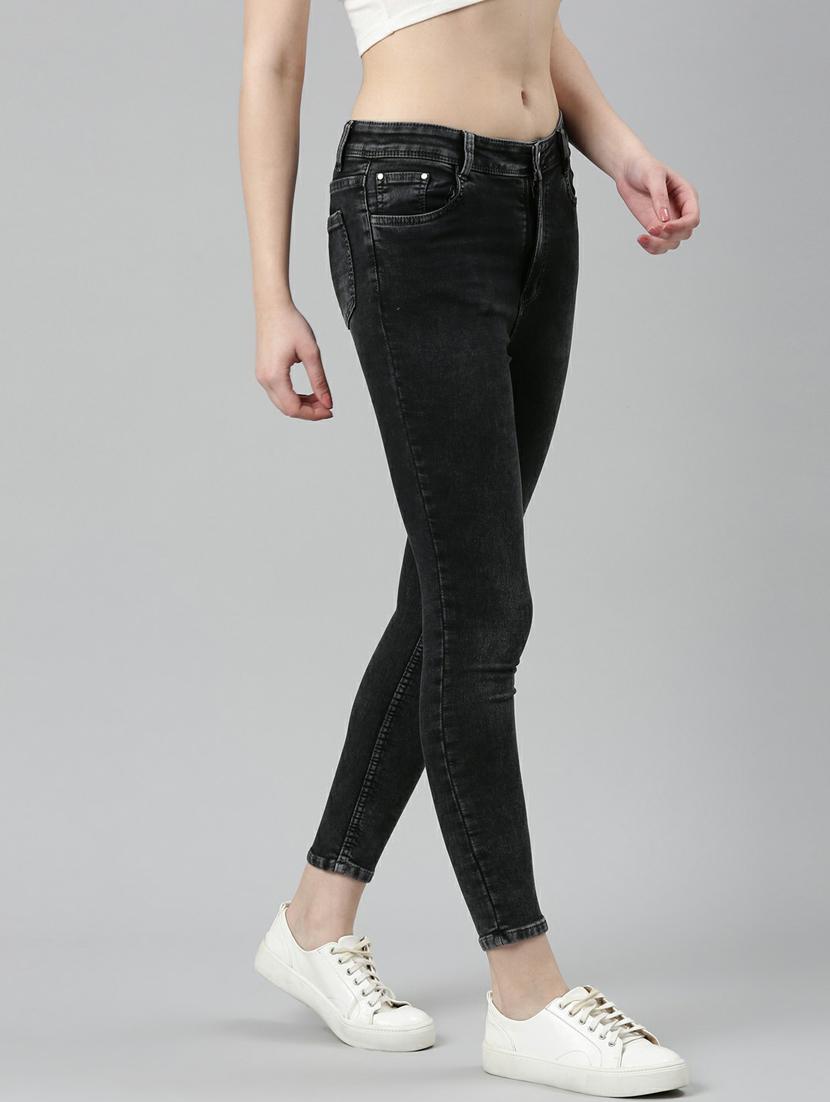 women's plain skinny fit jeans - 20249716 -  Standard Image - 1