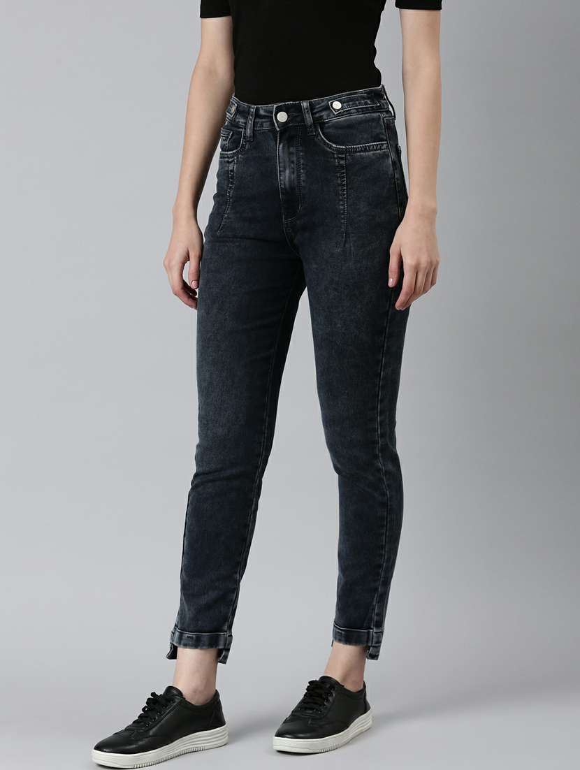 women's plain slim fit jeans - 20249718 -  Standard Image - 1