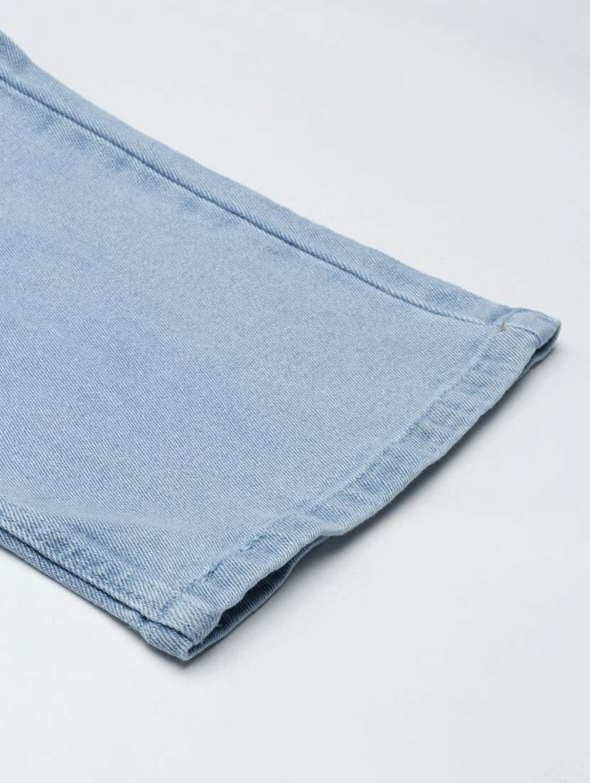 women's distress straight fit jeans - 20249732 - Standard Image - 6