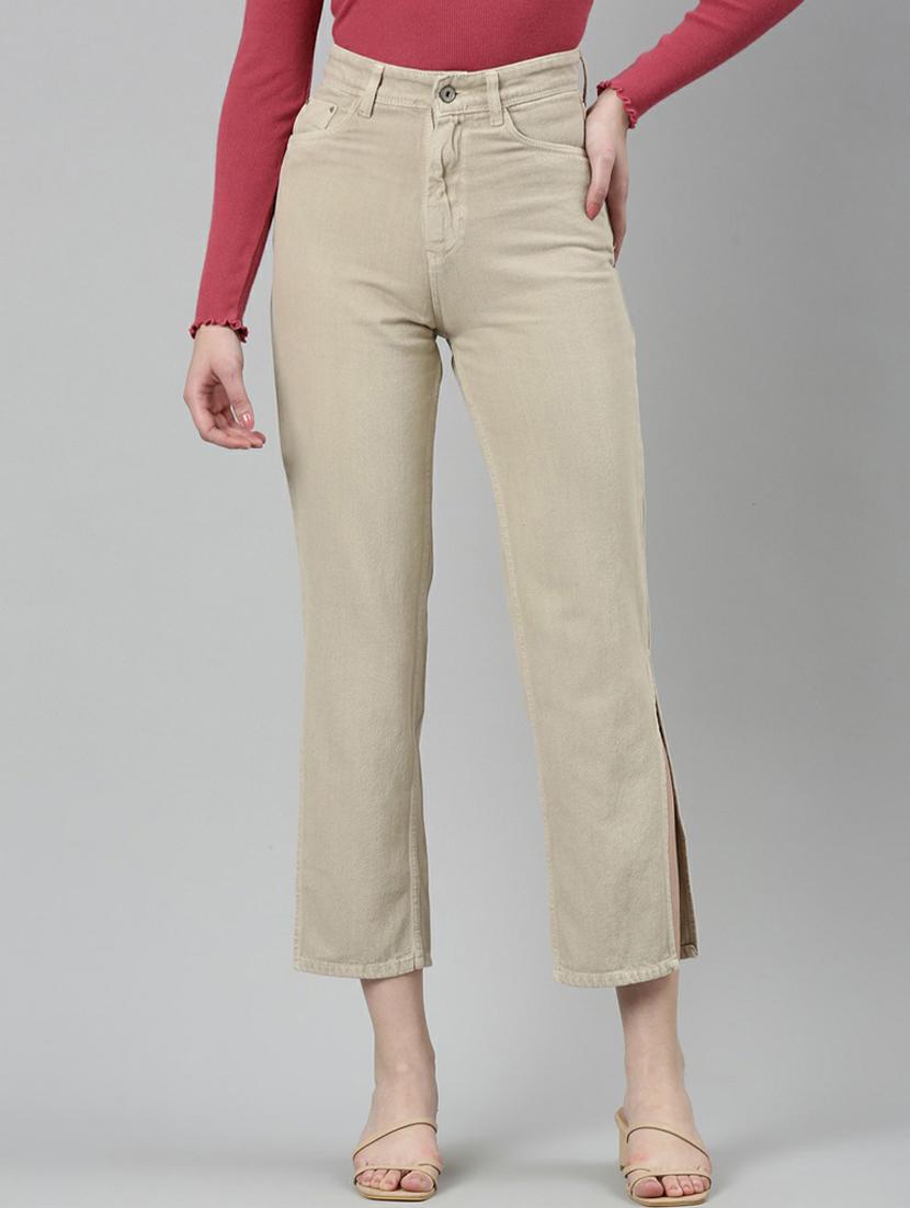 women's plain straight fit jeans - 20249735 - Zoom Image - 0