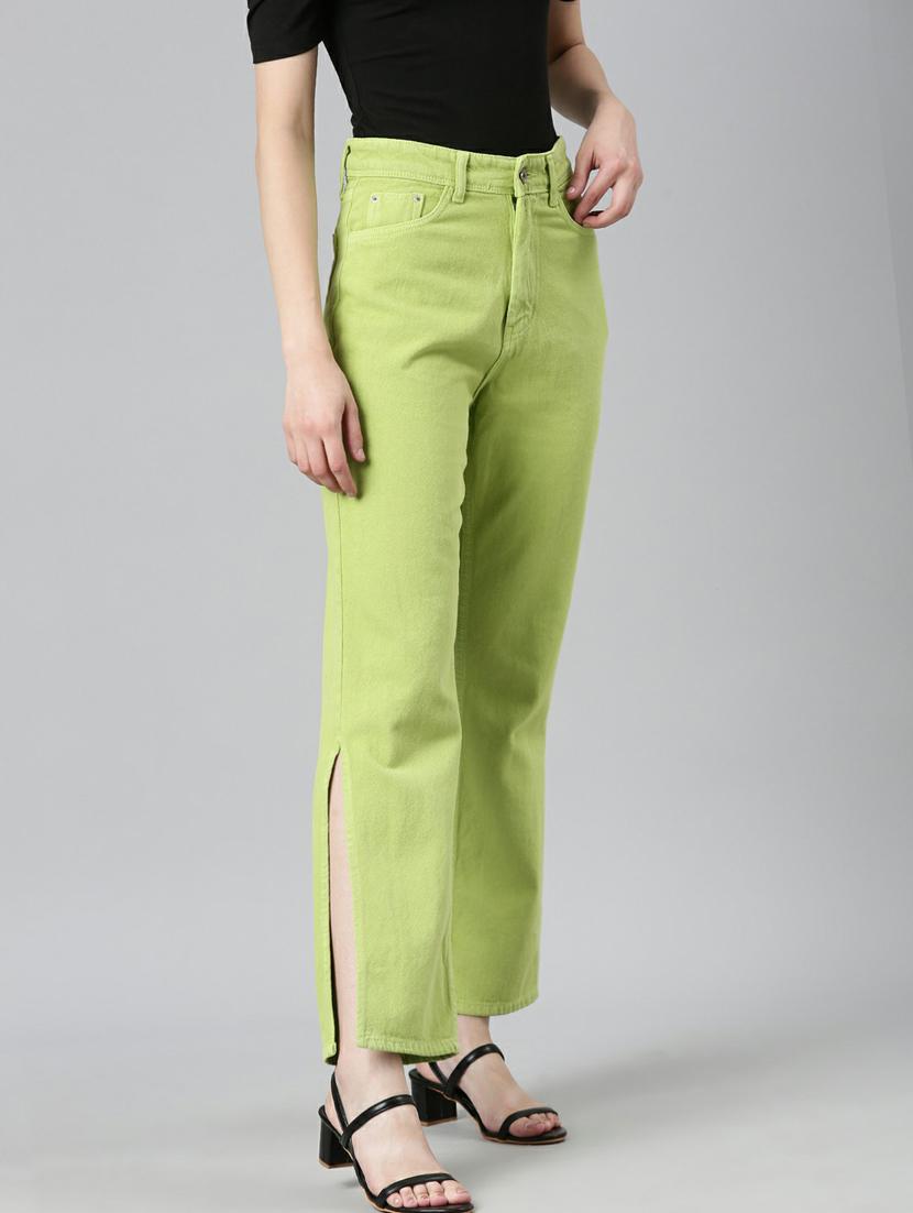 women's plain straight fit jeans - 20249737 - Standard Image - 1