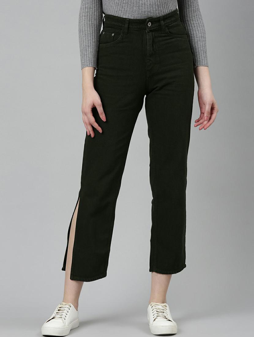 women's plain straight fit jeans - 20249738 -  Zoom Image - 0