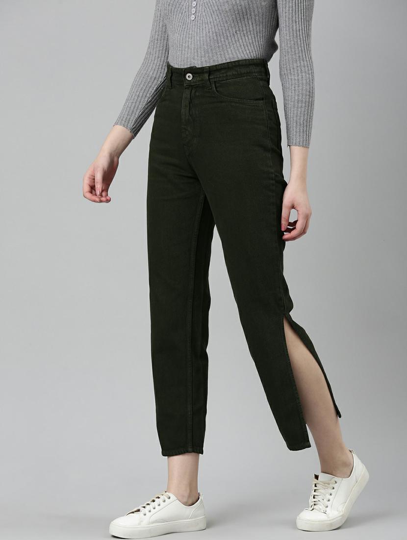women's plain straight fit jeans - 20249738 - Standard Image - 1