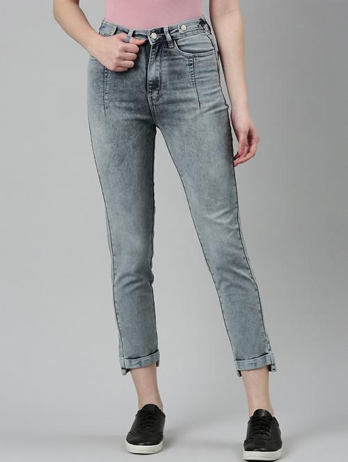 women's plain slim fit jeans - 20249740 - Standard Image - 0