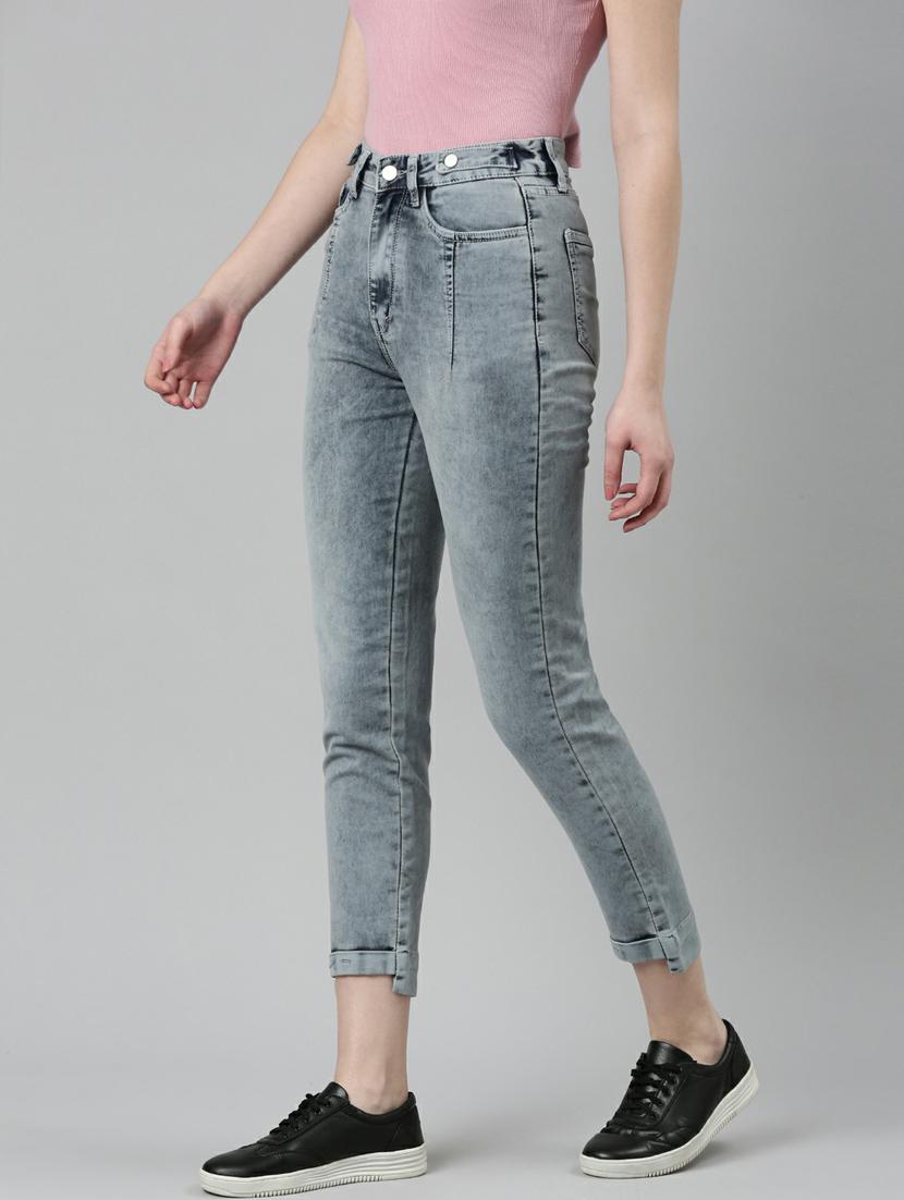 women's plain slim fit jeans - 20249740 - Standard Image - 1