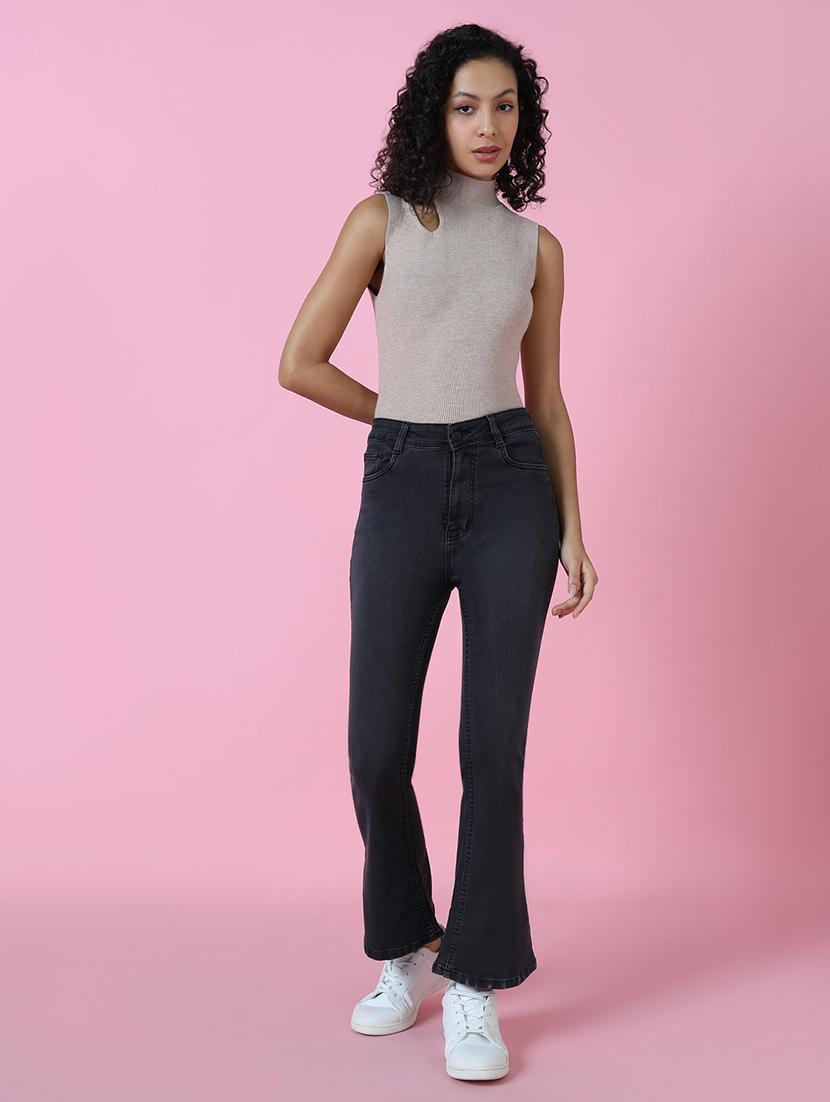 women's plain bootcut jeans - 20249745 - Standard Image - 4