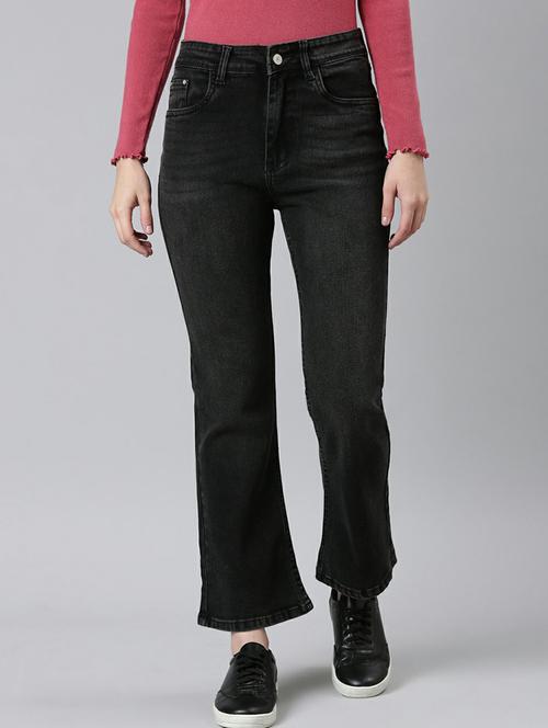 women's plain bootcut jeans - 20249751 - Standard Image - 0
