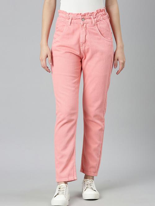 women's plain slouchy jeans - 20249763 - Standard Image - 0