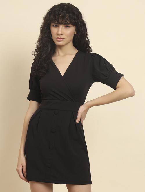 women's sheath solid dress - 20250986 - Standard Image - 0