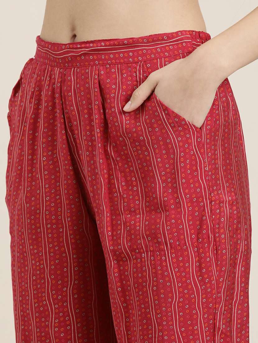 women three quarter sleeve kurta pant with dupatta set - 20251297 -  Standard Image - 6