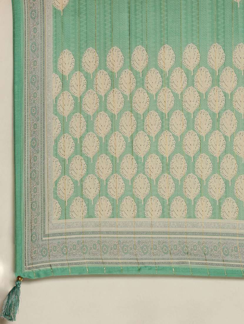 women block print kurta pant set with dupatta - 20251303 -  Standard Image - 6