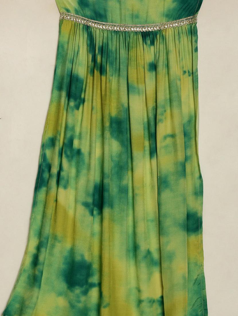 women tie & dye kurta sharara set with dupatta - 20251334 - Standard Image - 6