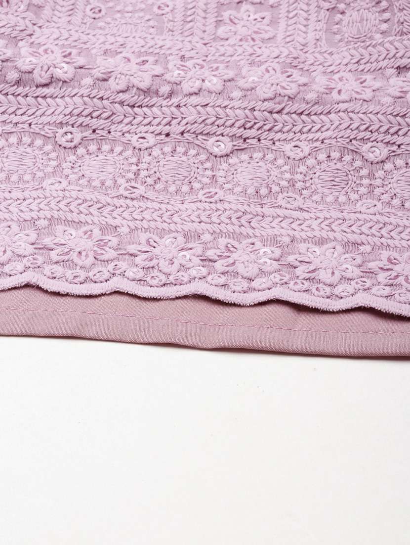 women embroidered straight kurta - 20252305 -  Standard Image - 6