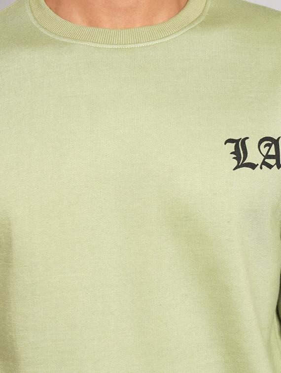 mens placement print sweatshirt - 20255123 - Standard Image - 4