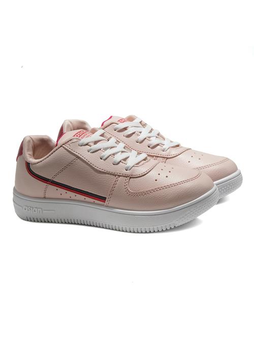 women's peach lace-up sneaker - 20256614 - Standard Image - 0