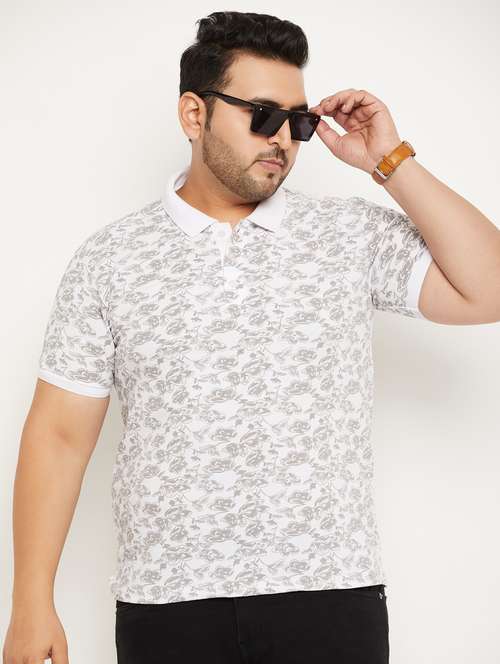 optic white polyester all over print tshirt - 20257367 -  Standard Image - 0