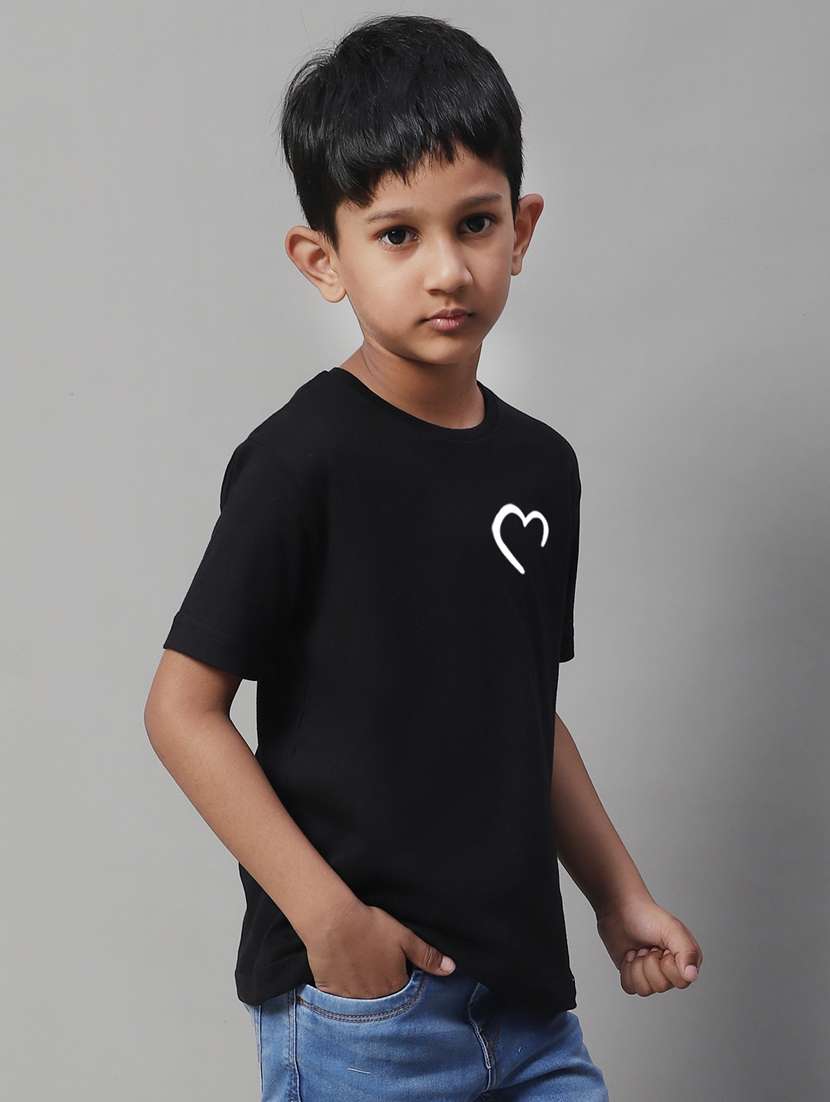 boys round neck graphic printed t-shirt - 20257463 -  Standard Image - 1