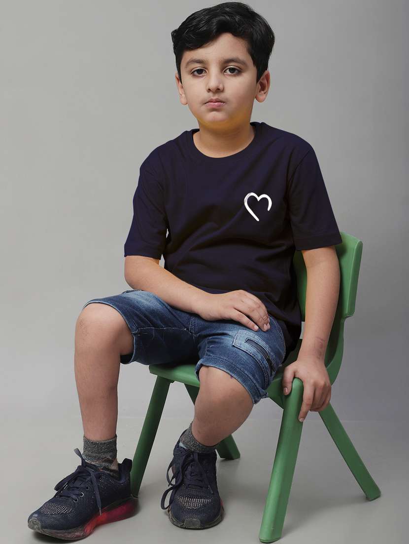 boys round neck graphic printed t-shirt - 20257573 -  Standard Image - 4