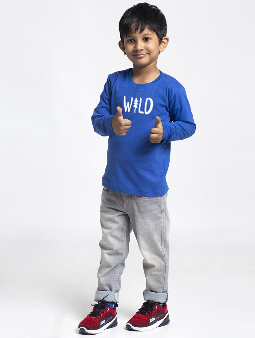 boys round neck graphic printed t-shirt - 20257733 - Standard Image - 1